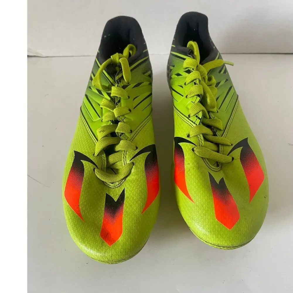 Adidas Messi 15.1 2015 Green and Orange Soccer Cleats • Size 